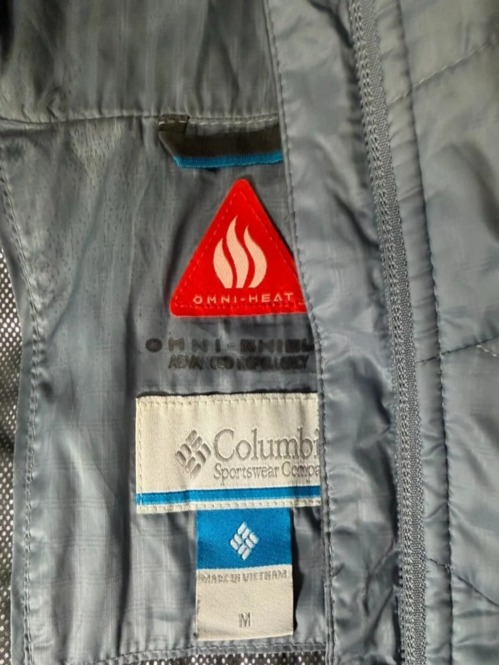 Columbia dusty blue vest - Picture 4 of 4